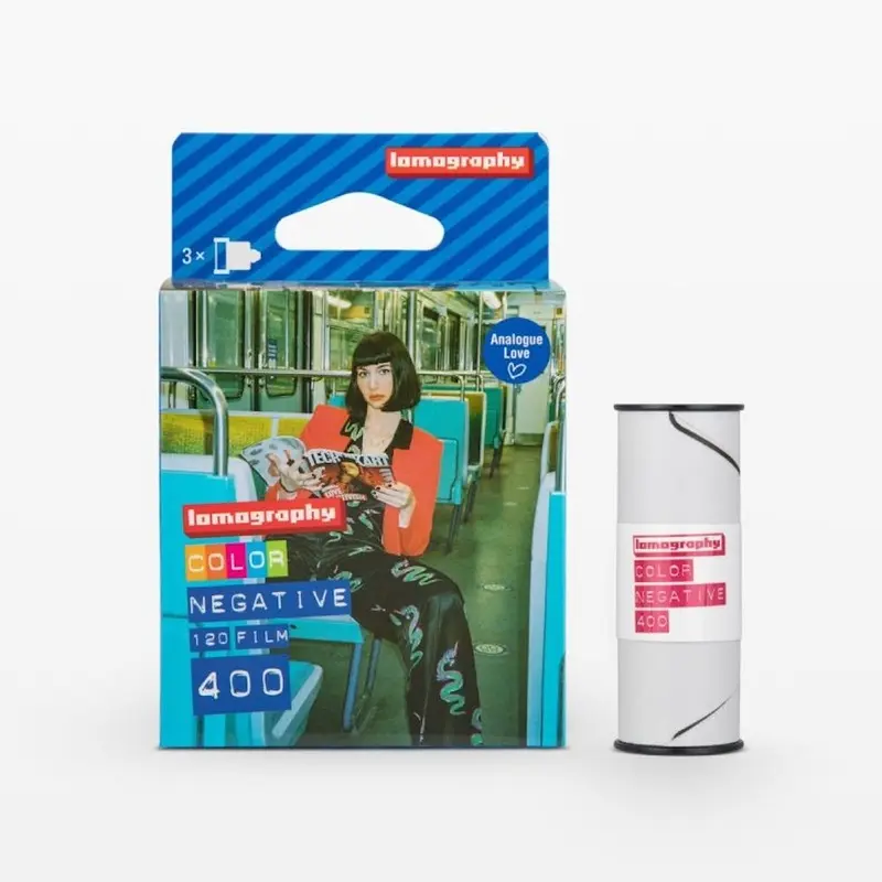 Lomography Color Negative 400 120 Roll Film (3-Pack)