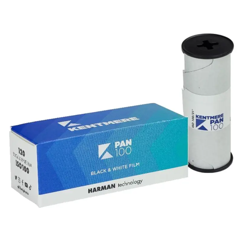 Kentmere Pan 100 Black & White 120 Roll Film