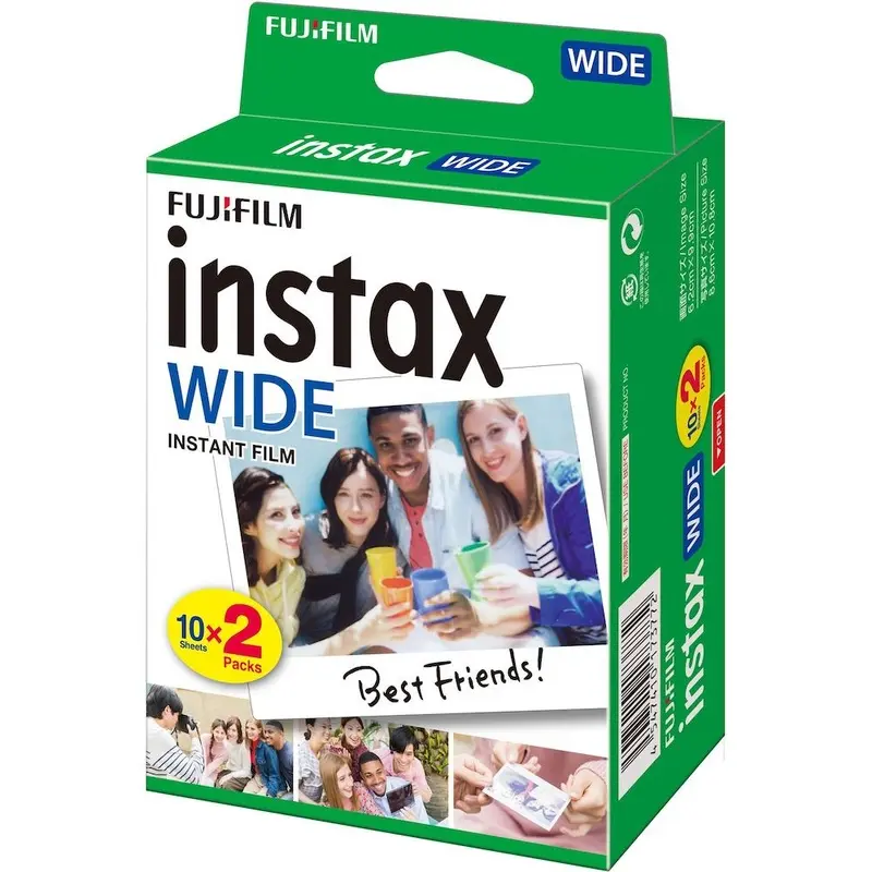 Fujifilm Instax Colour Film Wide Twin Pack (20 Shots)