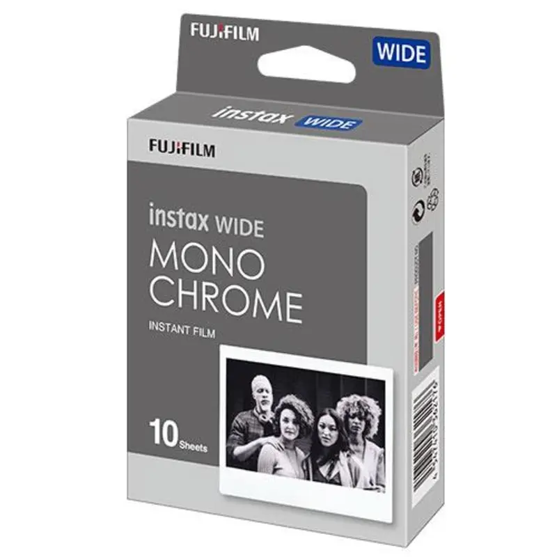 Fujifilm Instax Monochrome Film Wide (10 Shots)