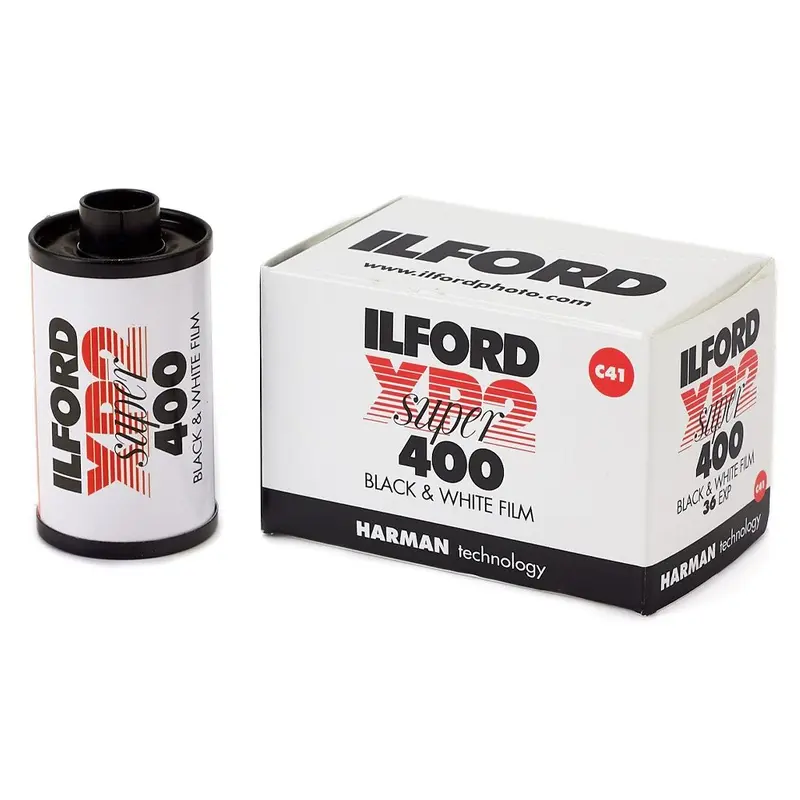 Ilford XP2 Super 400 24-Exposure 35mm Black & White 135 Film