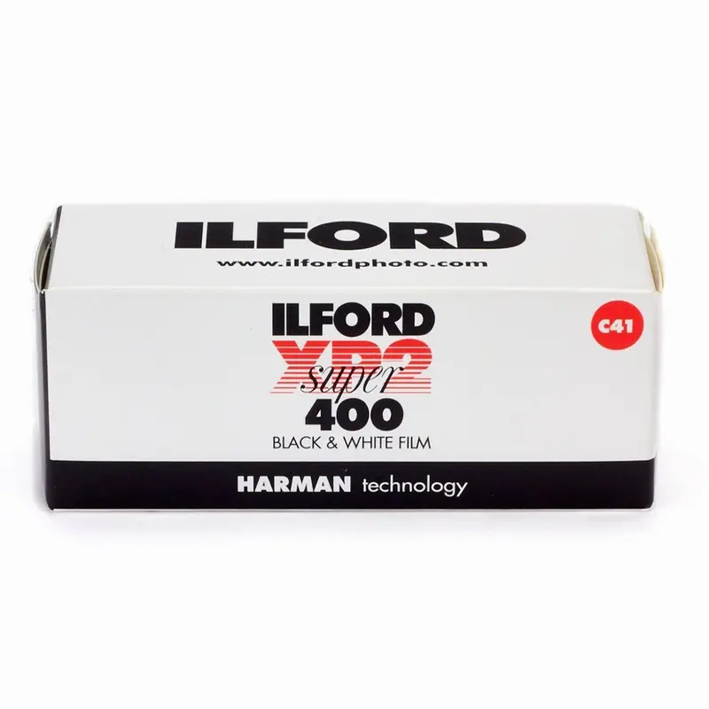 Ilford XP2 Super 400 Black & White 120 Roll Film