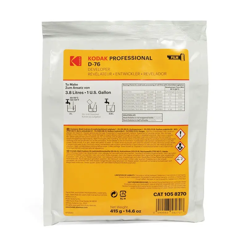 Kodak D-76 Powder Developer to Mix 3.8L