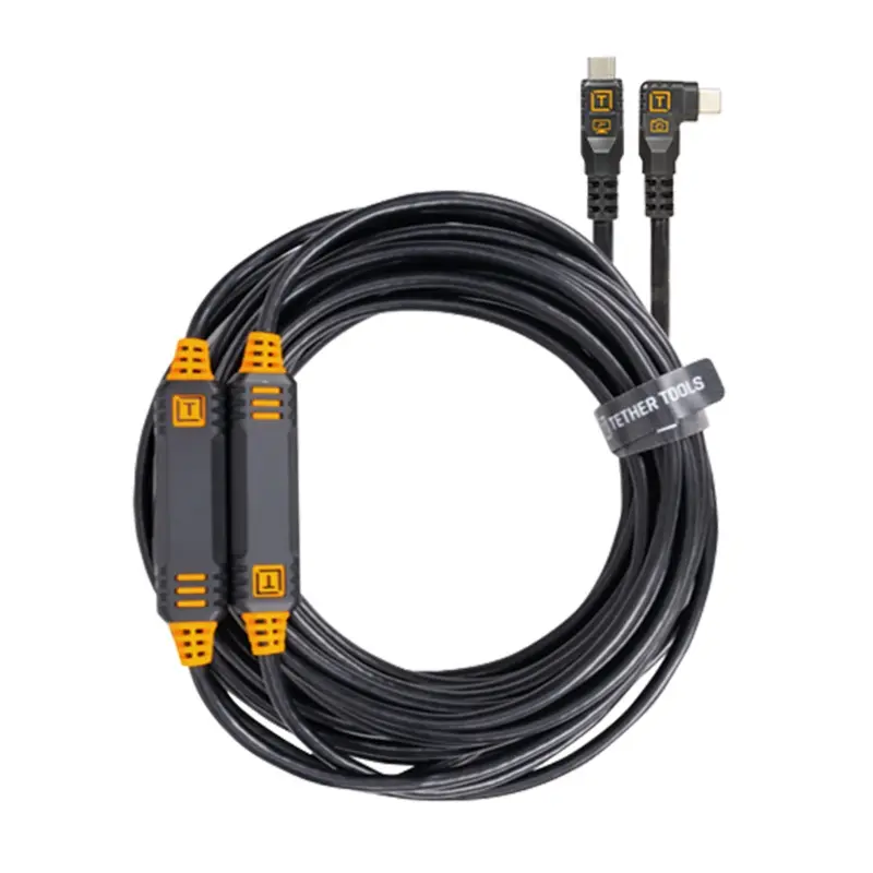 Tether Tools Tether Pro USB-C to USB-C Right Angle 31' (9m) Cable (Select Variant)
