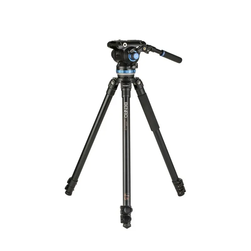 Benro A373F Aluminium Video Tripod with S8PRO Head and 75mm Half Ball