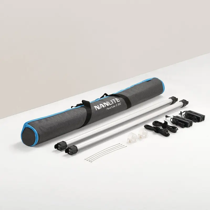 Nanlite PavoTube II 30C RGBWW LED Tube 2 Light Kit