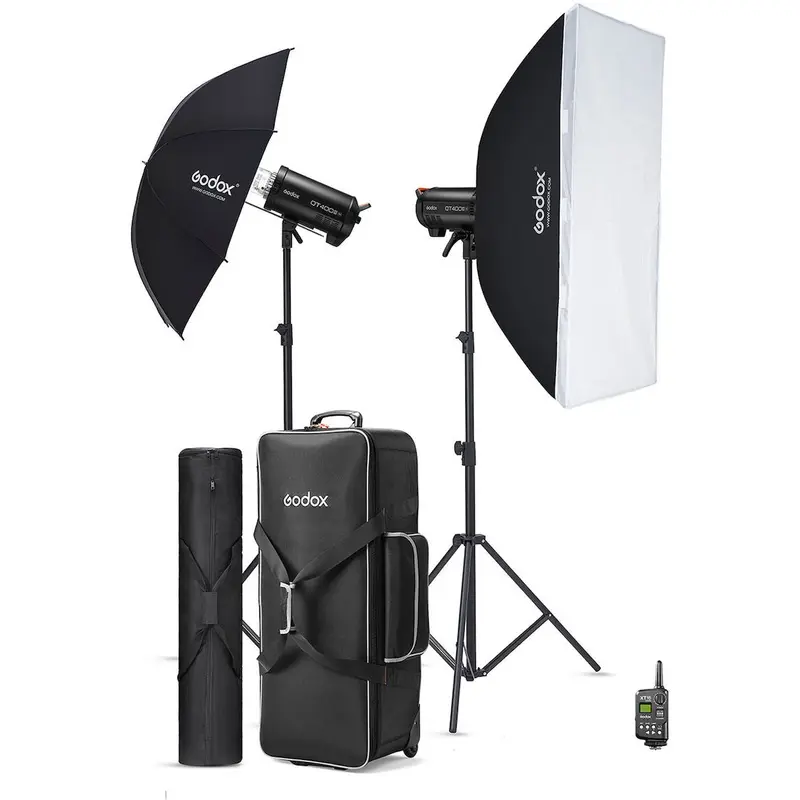 Godox QT400IIIM Pro 2 Head Studio Flash Kit
