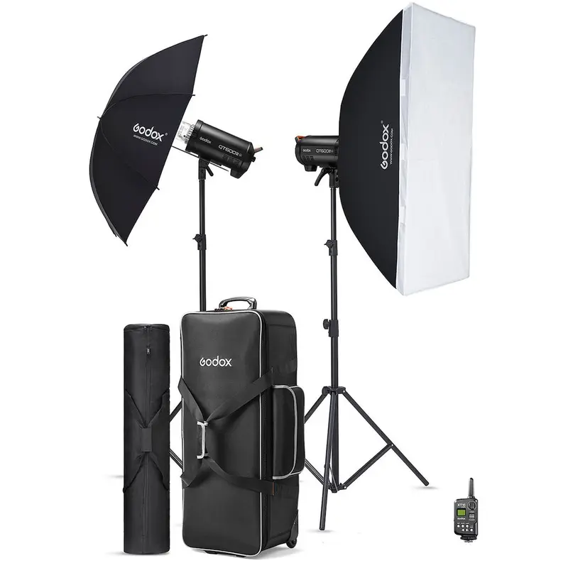 Godox QT600IIIM Pro 2 Head Studio Flash Kit