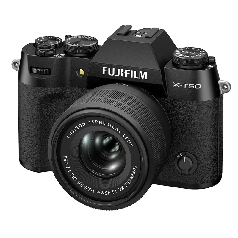 Fujifilm X-T50 Kit with XC 15-45mm f/3.5-5.6 Lens Black