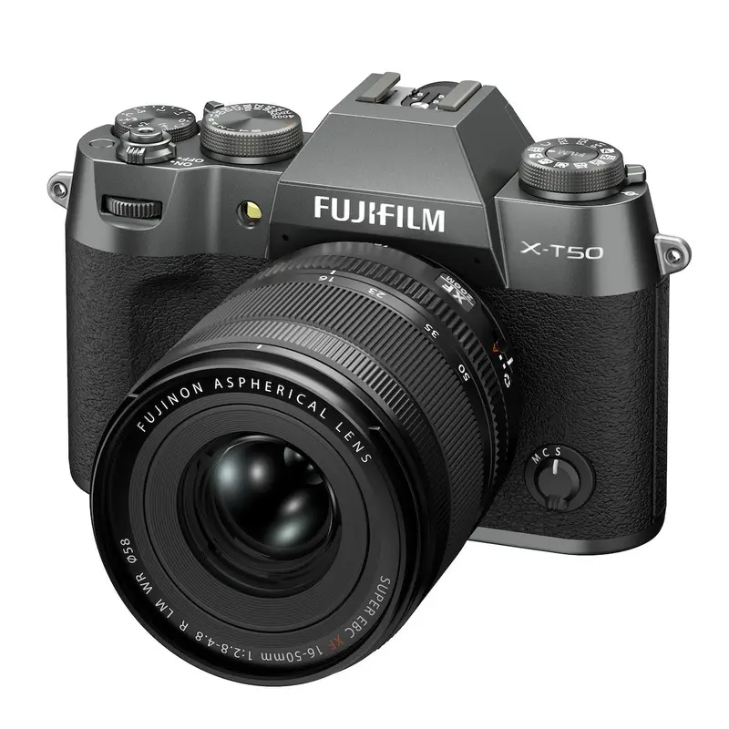 Fujifilm X-T50 Kit with XF 16-50mm f/2.8-4.8 WR Lens Charcoal