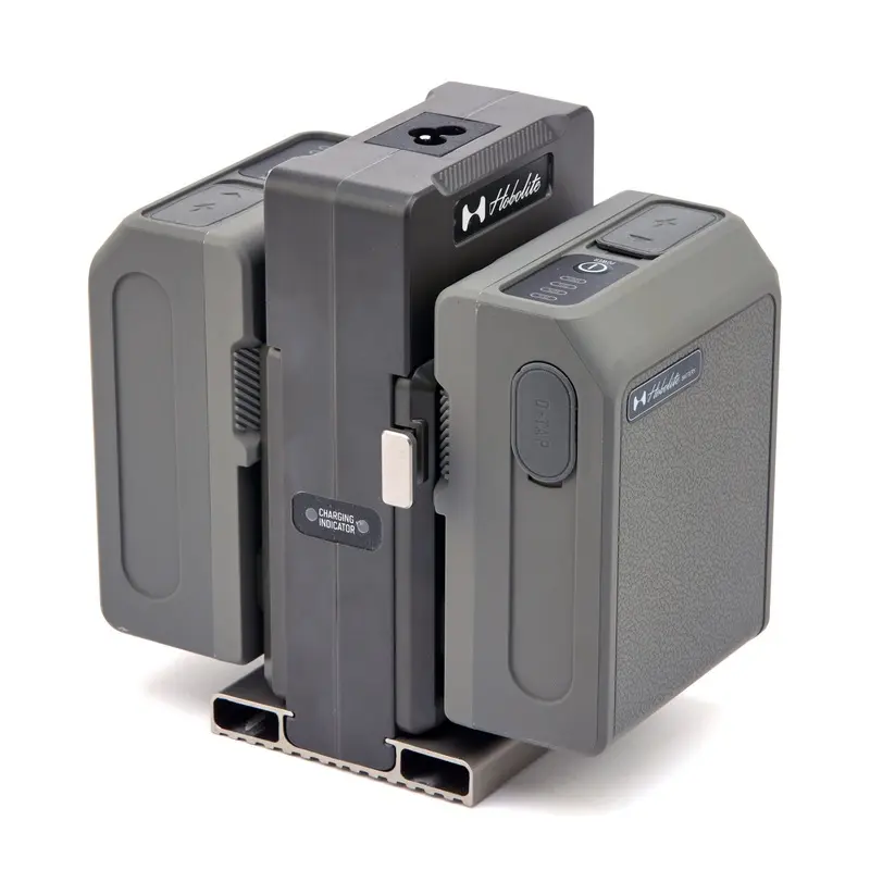 Hobolite Dual V-Mount Battery Charger with 2x  V-Mount Battery 95Wh