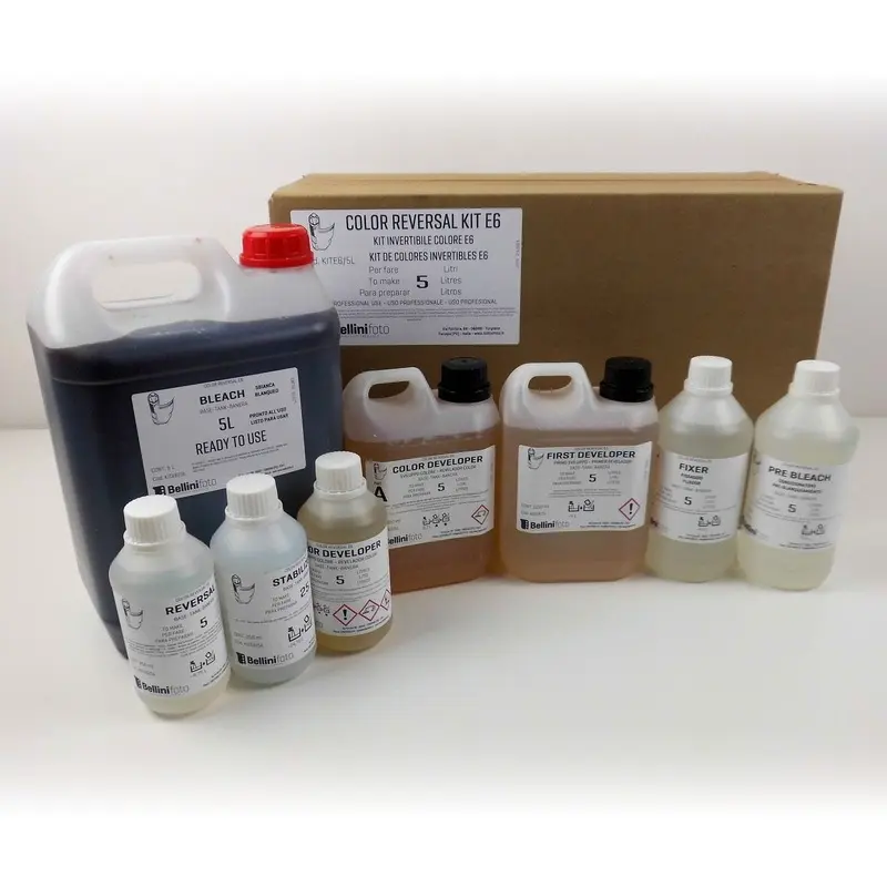 Bellini Six Bath E6 Processing Kit for Colour Reversal Films 5 Litres