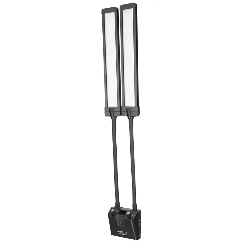 Nanlite Mira 26B Dual Flex Arm Beauty Light with Light Stand