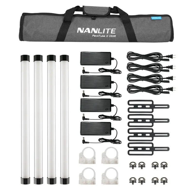 Nanlite PavoTube II 15XR 2' RGBWW LED Pixel Tube with CRMX 4-Light Kit