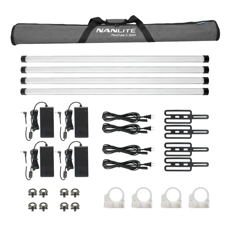 Nanlite PavoTube II 30XR 2' RGBWW LED Pixel Tube with CRMX 4-Light Kit