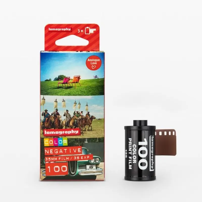 Lomography Color Negative 100 36-Exposure 35mm 135 Film (3-Pack)