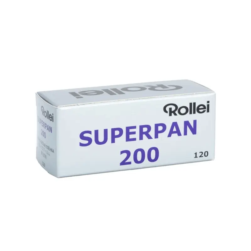 Rollei Superpan 200 Black & White 120 Roll Film