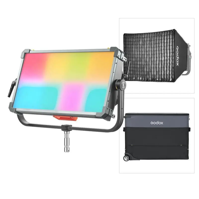 Godox KNOWLED P600R 700W 2'x1' RGBWW Pixel LED Light Panel with Softbox