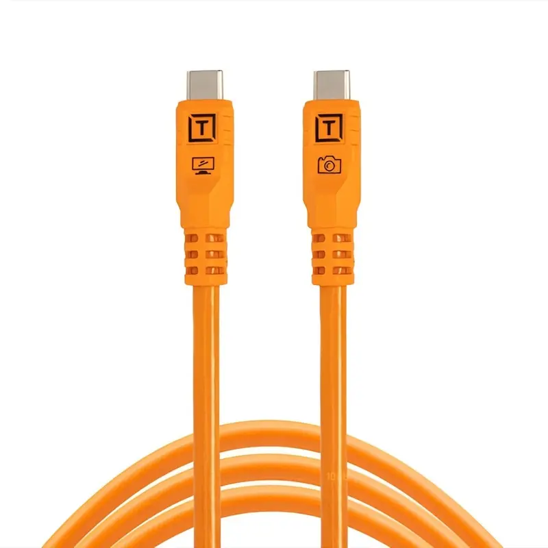 Tether Tools TetherPro Optima 10G USB-C 10' (3m) Cable Orange