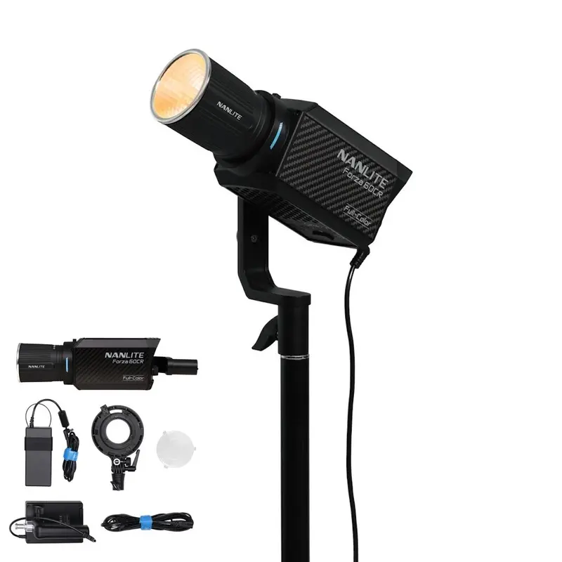 Nanlite Forza 60CR LED RGBLAC Spot Light with CRMX