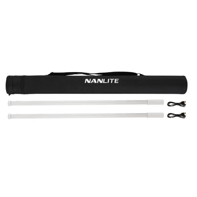 Nanlite PavoTube T8-7X RGBWW LED Pixel Tube 2-Light Kit