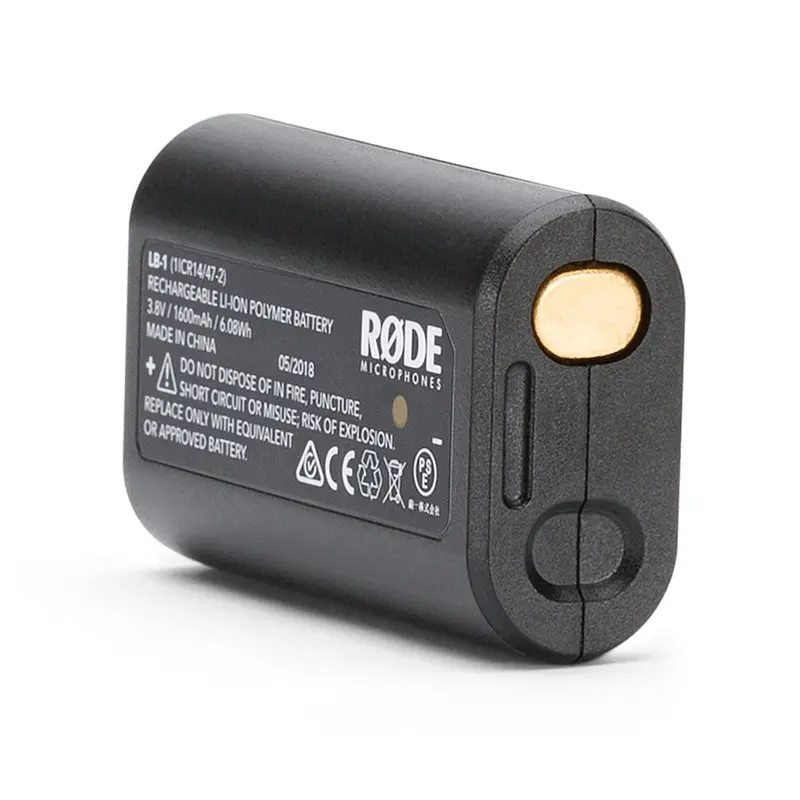 RDE LB-1 Lithium-Ion Rechargeable Battery for VideoMic Pro+ / Performer Kit TX-M2