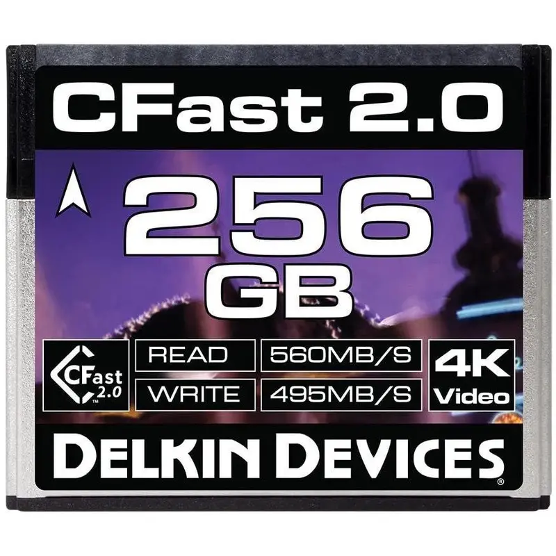 Delkin 256GB CFast 2.0 Memory Card