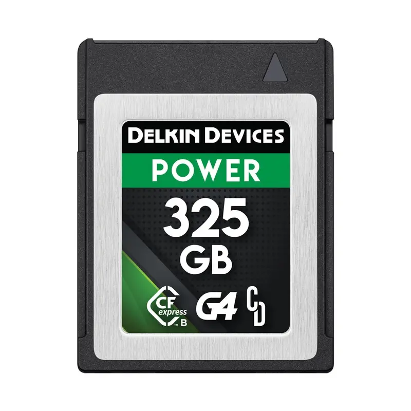 Delkin 325GB CFexpress Type B G4 Power Memory Card