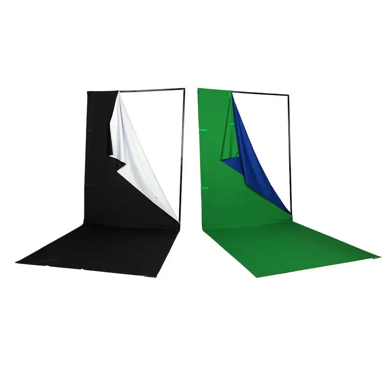 Phottix 4-Colour Q-Drop Collapsible Backdrop Kit 1.5m x 2.26m