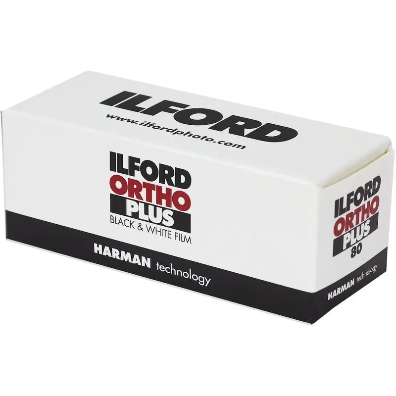 Ilford Ortho 80 Plus Black & White 120 Roll Film
