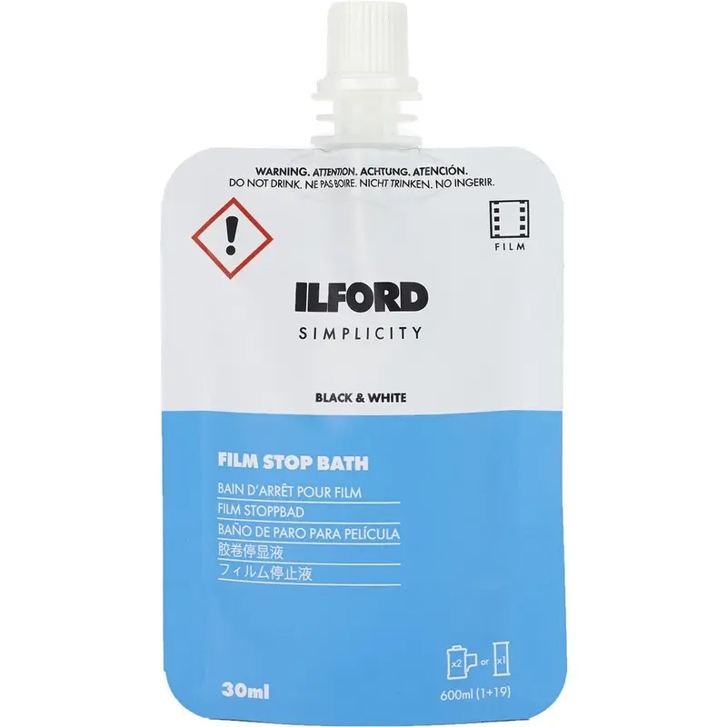 Ilford Simplicity Stop Bath 30ml (Single Sachet)