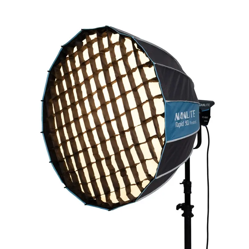 Nanlite Rapid 90 Parabolic Softbox with Grid & Bowens Mount