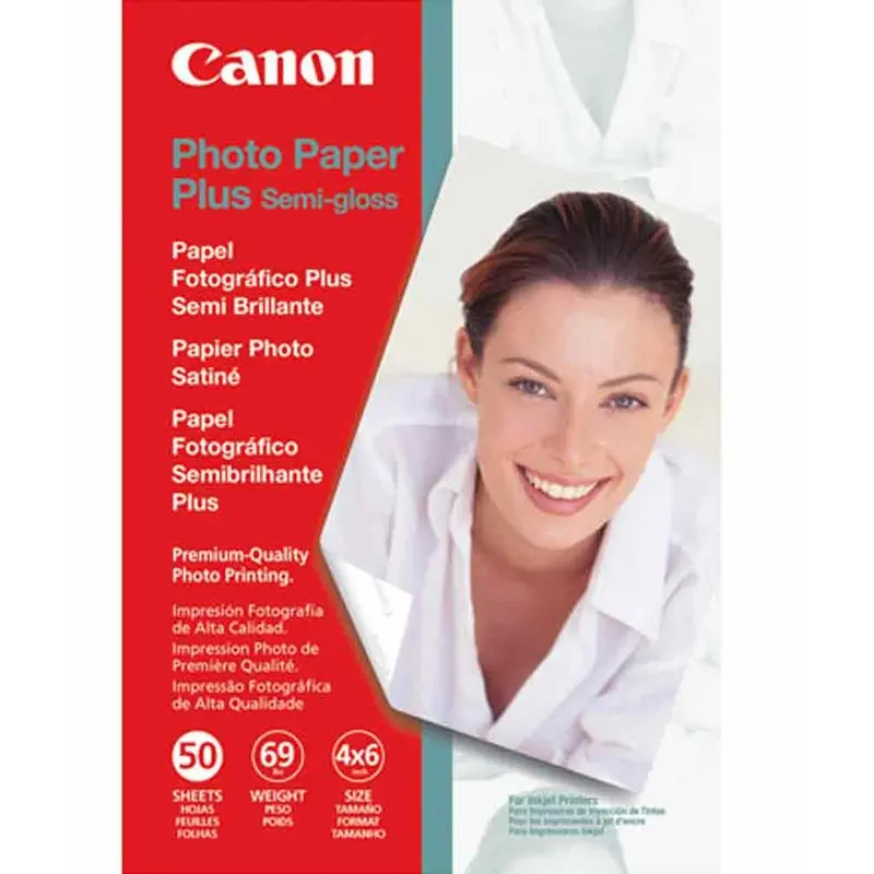 Canon Photo Paper Plus Semi-Gloss 4x6 | 50 Sheets