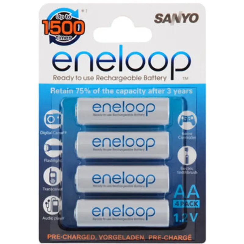 Sanyo Eneloop AA Battery 4PK