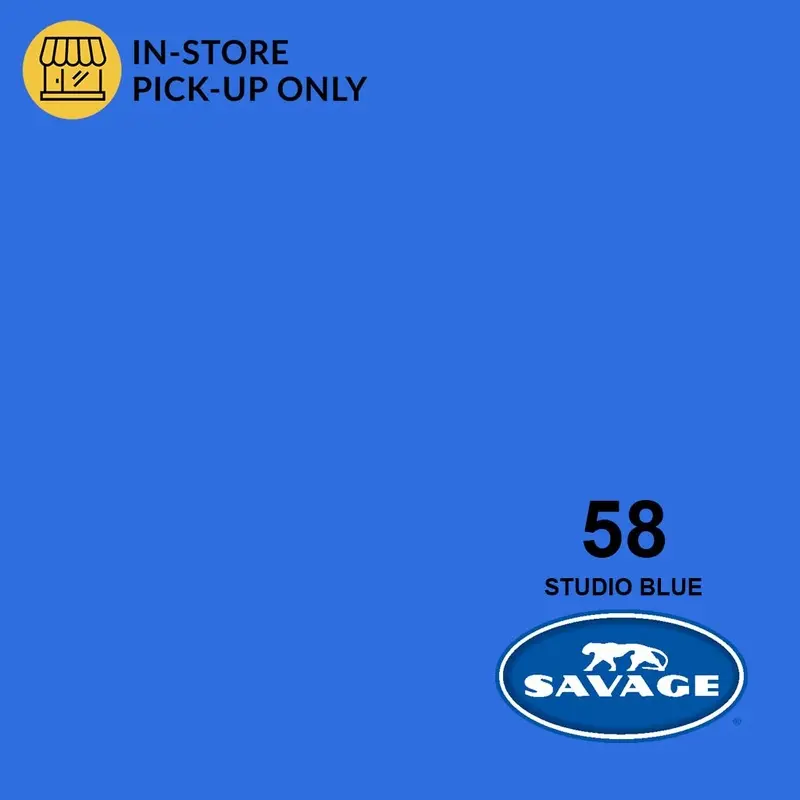 Savage 107" Studio Blue Seamless Background Paper