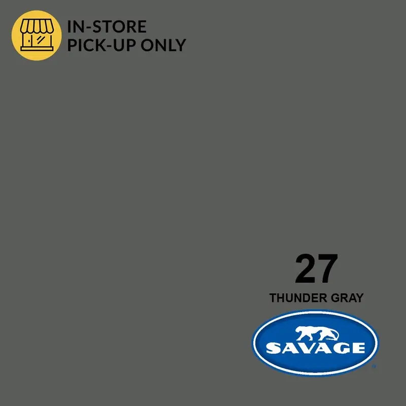 Savage 53" Thunder Gray Seamless Background Paper