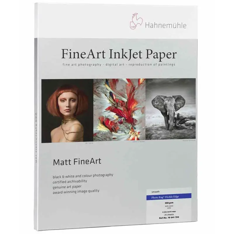 Hahnemuhle Photo Rag 308gsm 13x19 Paper | 25 Sheets