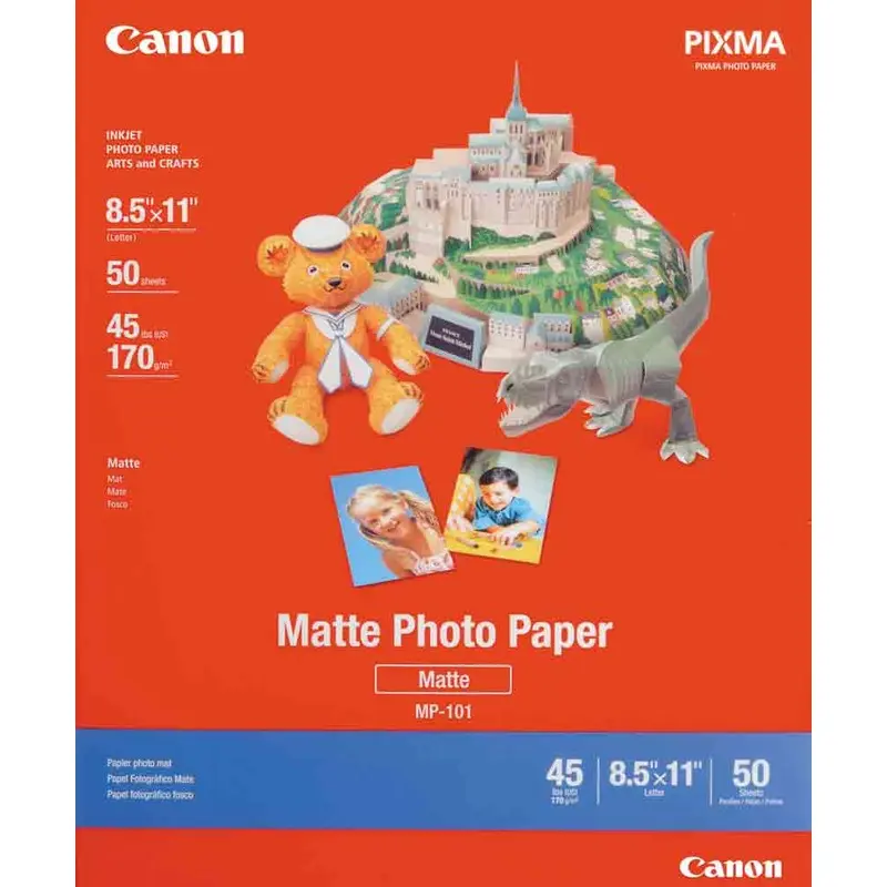 Canon Matte Photo Paper 8.5x11 | 50 Sheets