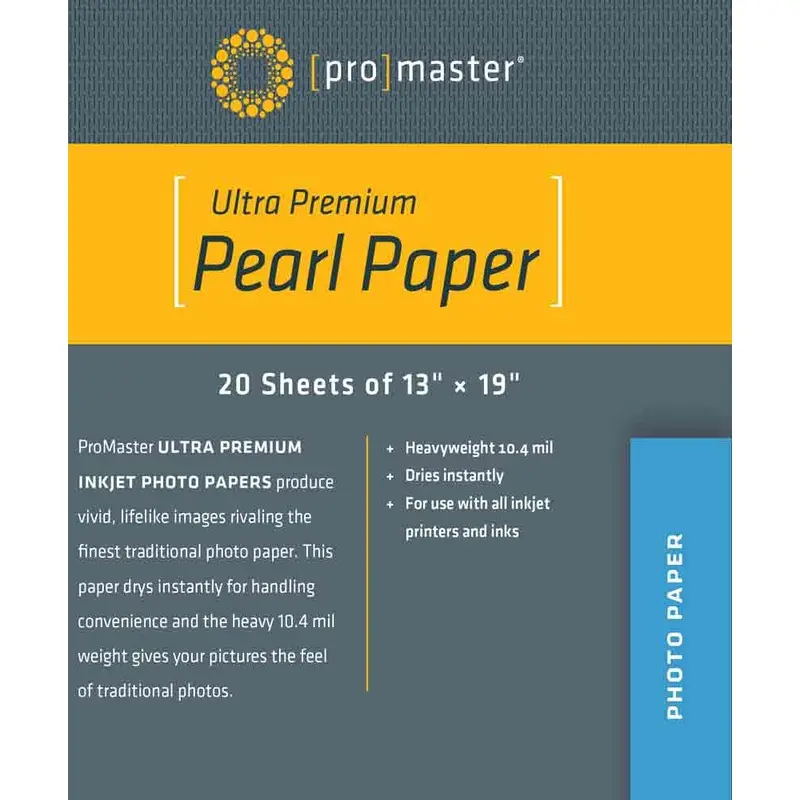 Promaster Pearl Paper 13x19 | 20 Sheets