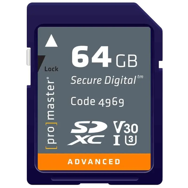 Promaster 64GB SDHC 633x Advanced Memory Card