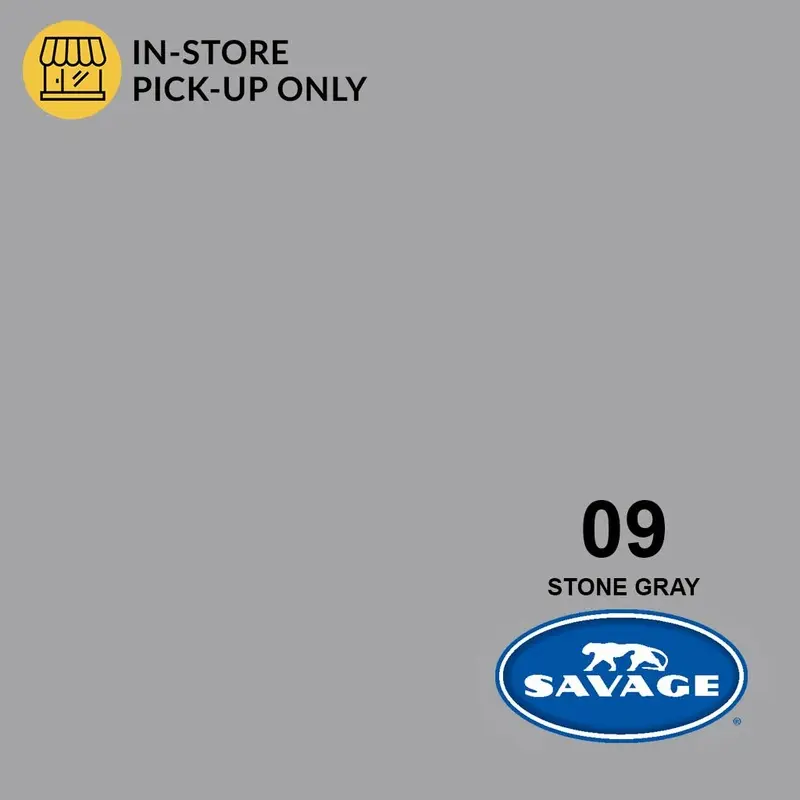 Savage 107" Stone Gray Seamless Background Paper