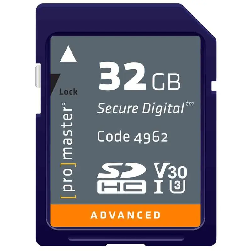 Promaster 32GB SDHC 633X Advanced Memory Card