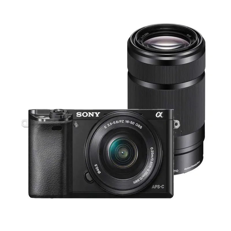 Sony Alpha A6100 16-50mm & 55-210mm