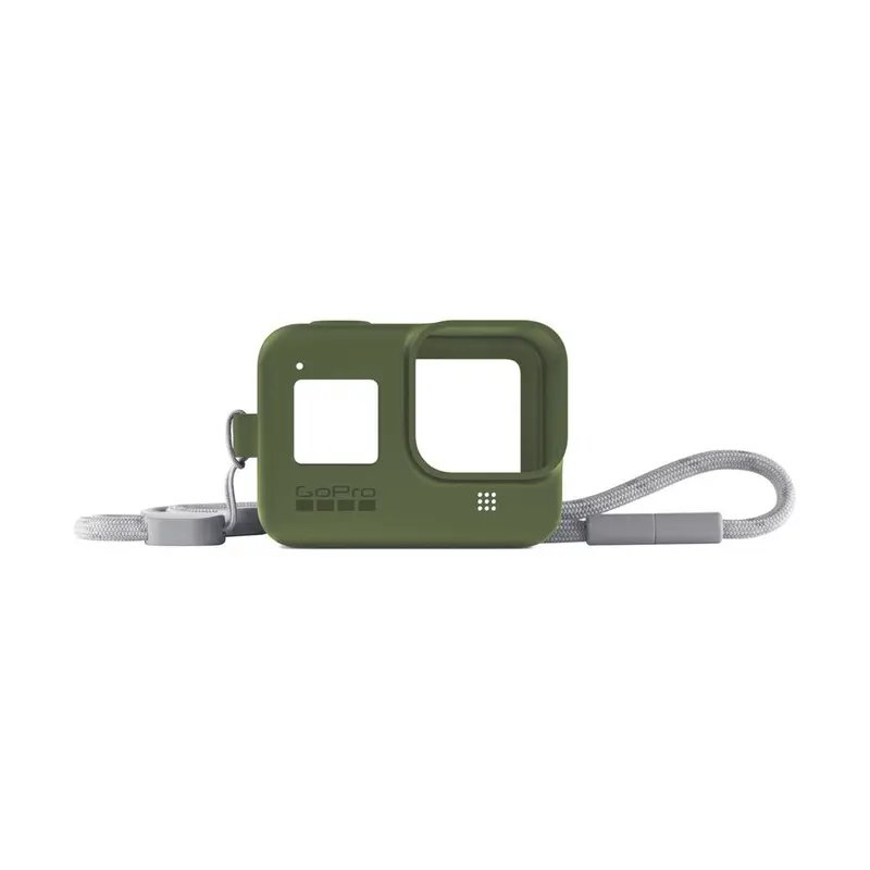 GoPro 8 Sleeve and Lanyard Green