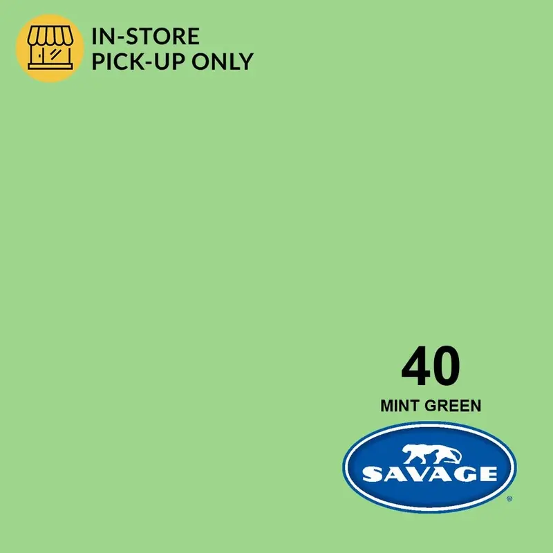 Savage 107" Mint Green Seamless Background Paper
