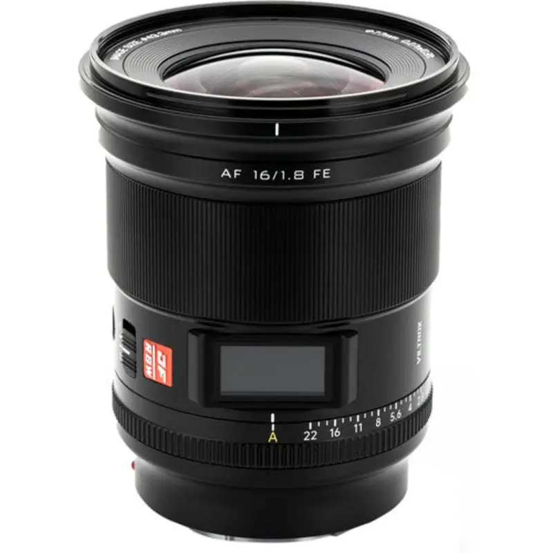 Viltrox 16mm f1.8 FE AF prime lens for Sony e-Mount Full Frame Cameras