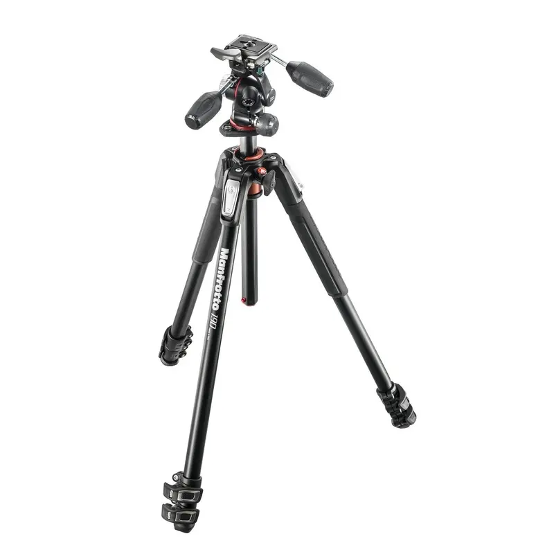 Manfrotto MK190XPRO3-3W New 190 Alu 3-Section Kit with XPRO 3-Way Head
