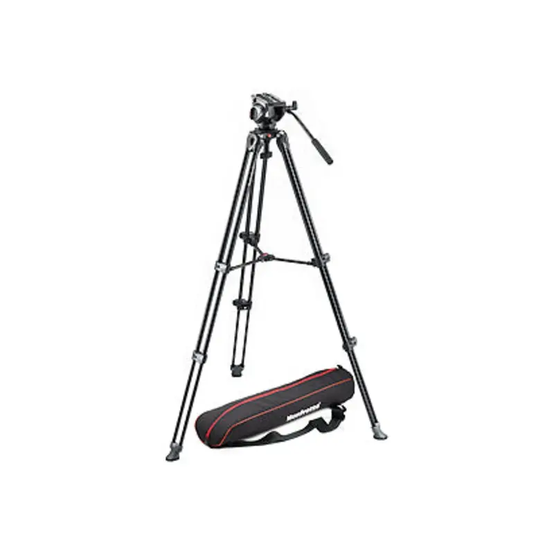 Manfrotto MVK500AM Lightweight Fluid Video System MVH500A + MVT502AM + Padded Bag