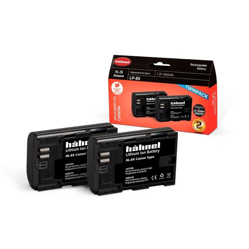 Hahnel HL-E6N Twin Pack (Canon LP-E6N)