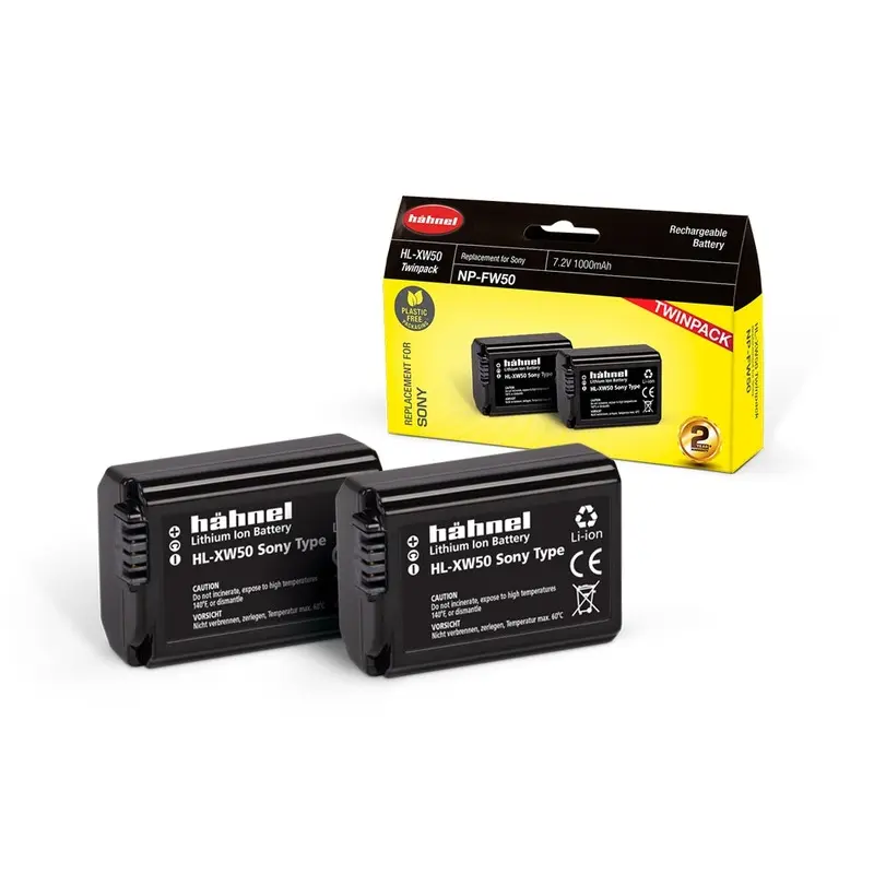 Hahnel HL-XW50 Twin Pack (Sony NP-FW50)
